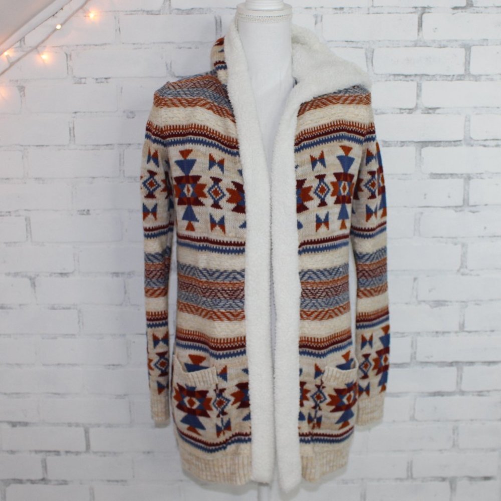 No Boundaries Cozy Fall Warm Long Sweater w/ Hood